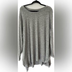 NEW Maurices 24/7 Womens Gray Knit Sweater Plus Size 3 NWT